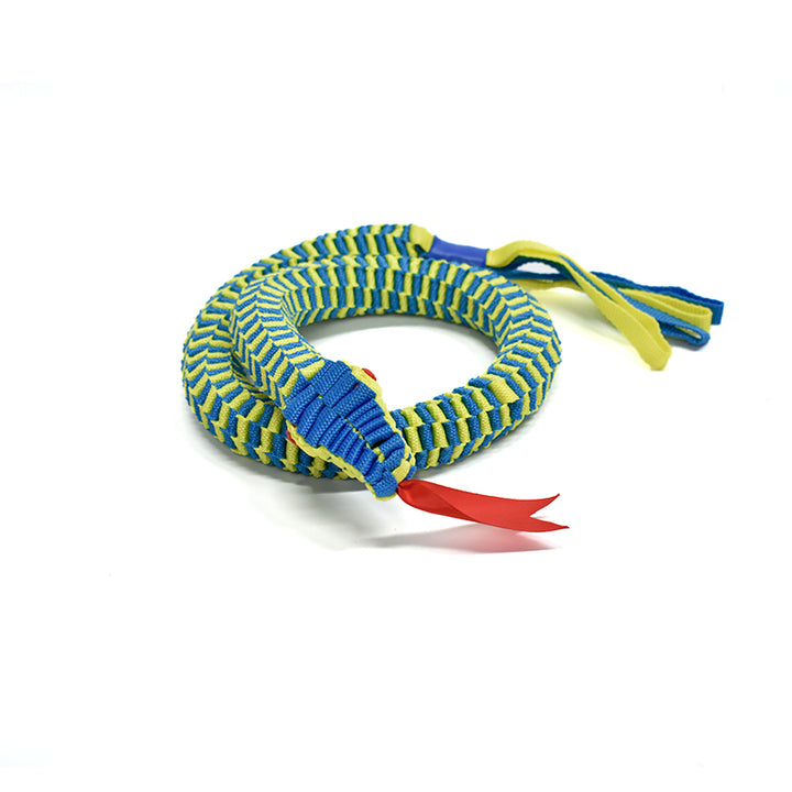 Braided rope tug toy for dogs