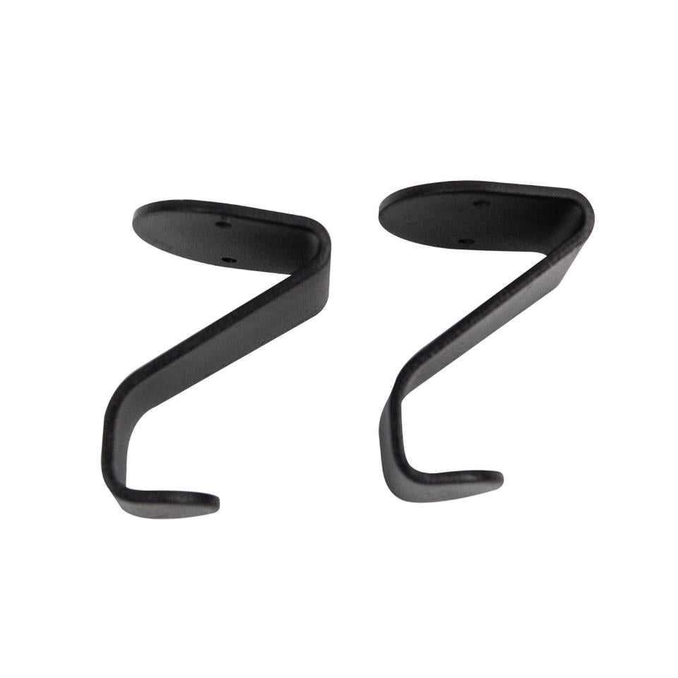 Car headrest bag hooks side profile