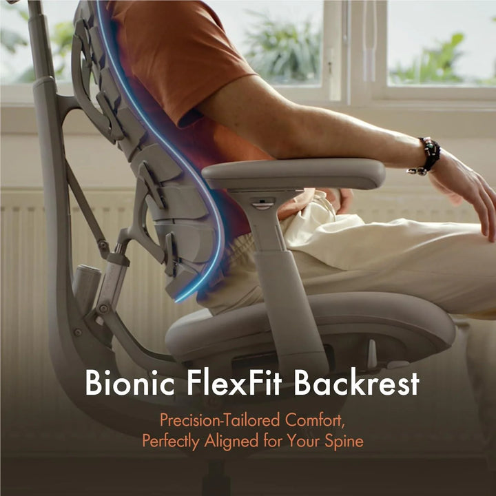 Smart Dynamic Ergonomic Chair (Space Grey)